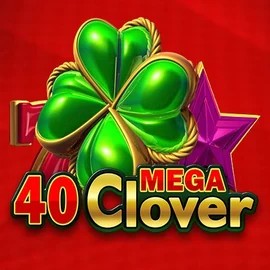 40 Mega Clover slot icon by Amusnet Interactive, available at Robocat Casino