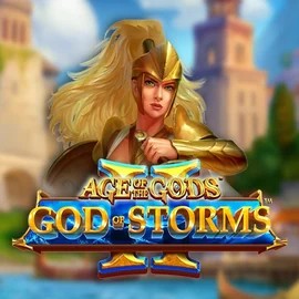 Age Of The Gods: God Of Storms 2 slot visual from Playtech available on robocats.eu.com