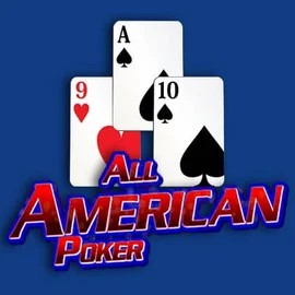 Official Table Games logo: All American Poker by RTG (Reel Time Gaming) at Robocat Casino