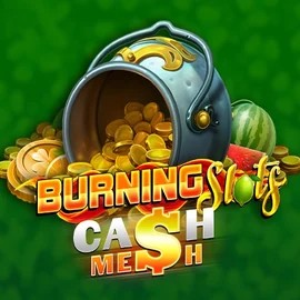 Burning Slots Cash Mesh by BF Games, showcased at robocats.eu.com – game logo