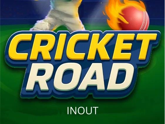 Cricket Road slot logo by InOut at Robocat Casino