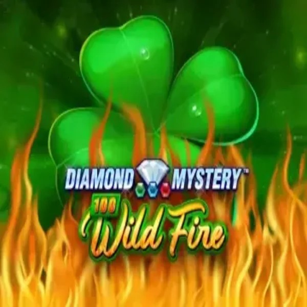Diamond Mystery 100 Wild Fire by Greentube, showcased at robocats.eu.com – game logo