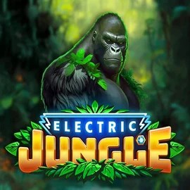 Electric Jungle slot logo by Atomic Slot Lab at Robocat Casino