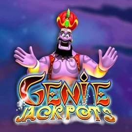 Genie Jackpots logo by Blueprint Gaming Robocat Casino