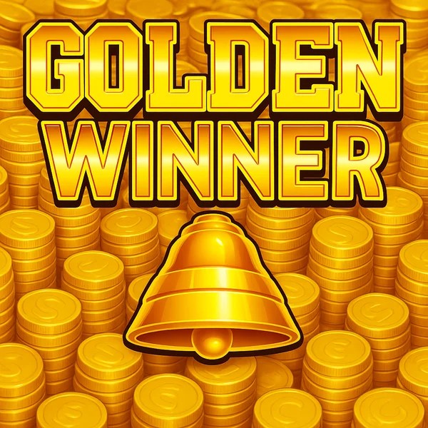 Official Slots logo: Golden Winner by Inspired Gaming at Robocat Casino