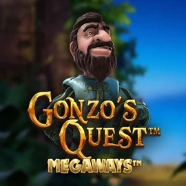 Gonzo's Quest Megaways logo by Red Tiger Gaming at Robocat Casino