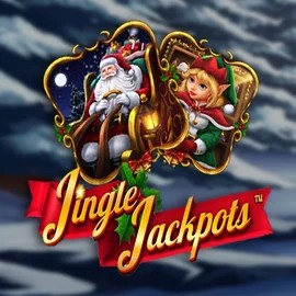 Jingle Jackpots casino game by Dragon Gaming – featured logo at Robocat Casino