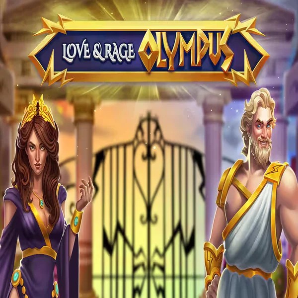 Official Slots logo: Love and Rage Olympus by Greentube at Robocat Casino