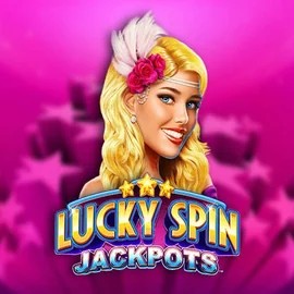 Lucky Spin Jackpots logo by Novomatic at Robocat Casino