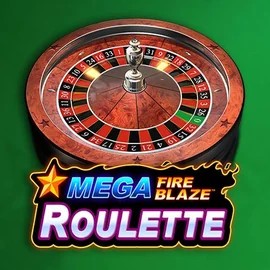 Mega Fire Blaze Roulette slot visual from Playtech available on robocats.eu.com