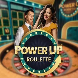PowerUP Roulette logo by Pragmatic Play Robocat Casino
