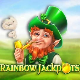Rainbow Jackpots casino game by Red Tiger Gaming – featured logo at Robocat Casino