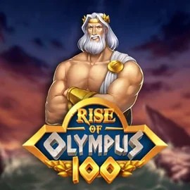 Rise of Olympus 100 logo – Slots by Play'n GO at Robocat Casino