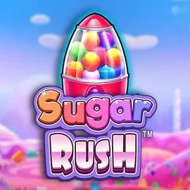 Sugar Rush game by Pragmatic Play – logo hosted on Robocat Casino