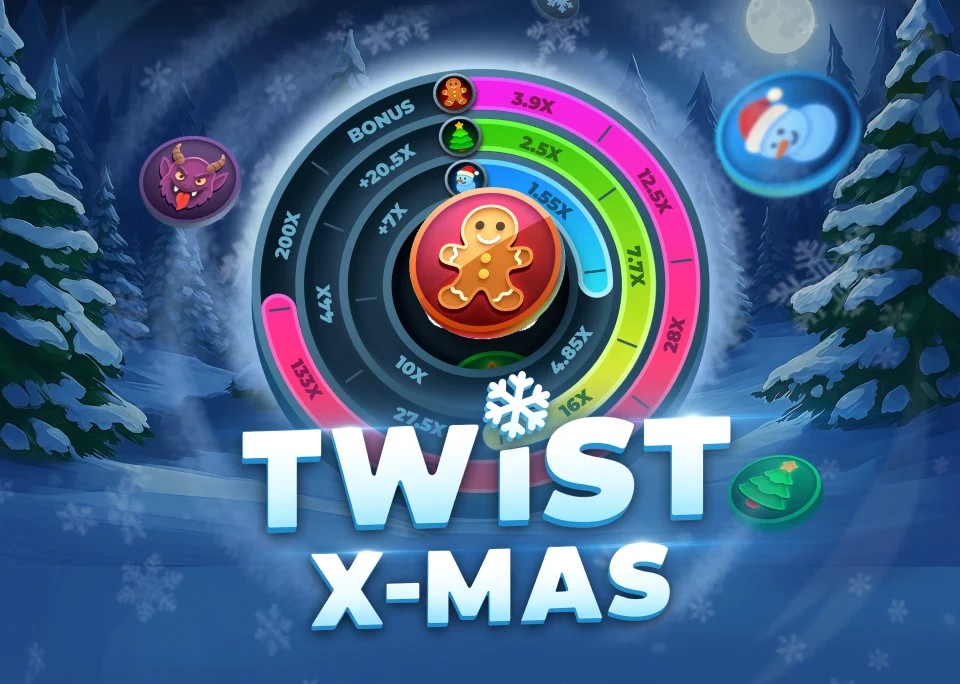 Try Twist X-mas slot by InOut on robocats.eu.com – logo image