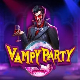 Vampy Party logo by Pragmatic Play at Robocat Casino