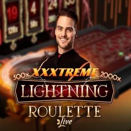 XXXtreme Lightning Roulette logo by Evolution at Robocat Casino